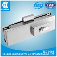 Wholesale hydraulic bottom glass door patch lock fitting, V-50